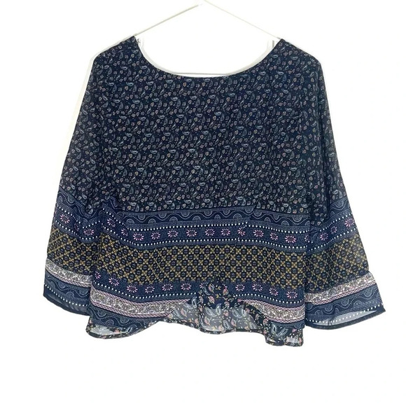 Patrons of Peace Bohemian Open Back Blouse Size Medium - Picture 6 of 8